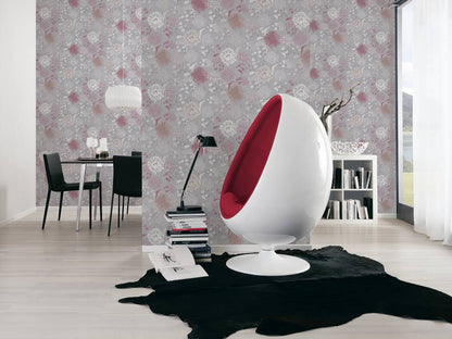 Bloom Wallpaper - House of Turnowsky - Grey/White