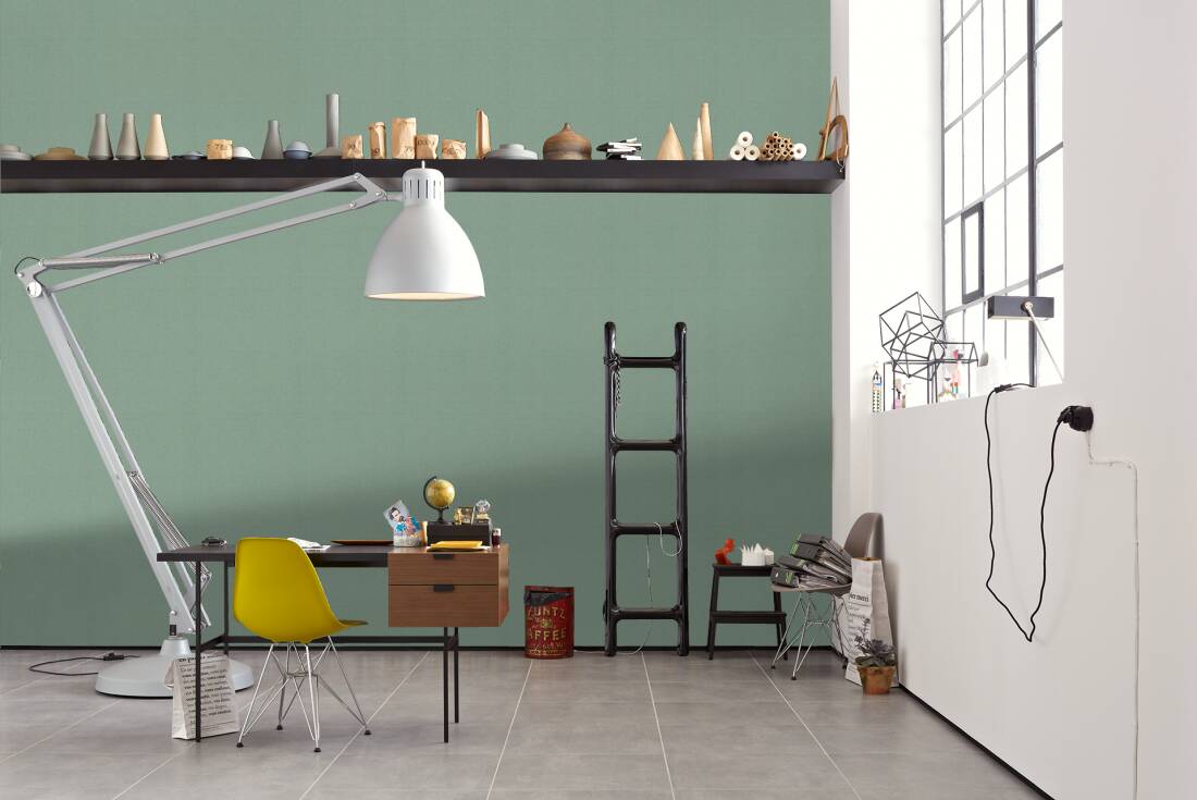 Solid Textured Wallpaper - House of Turnowsky - Green