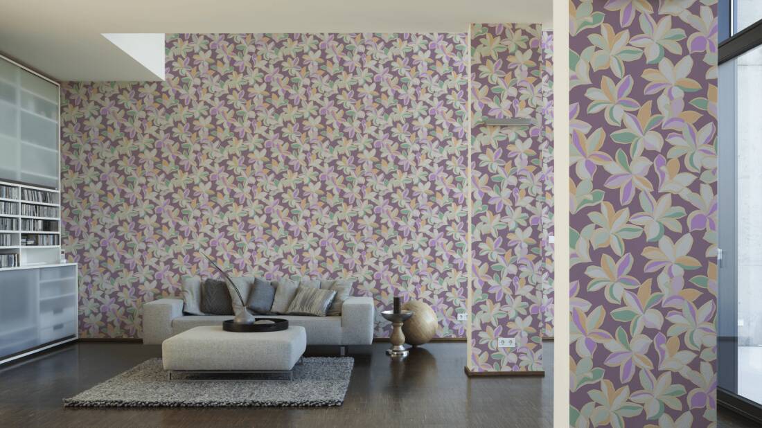 Daisy Days Wallpaper - House of Turnowsky - Purple