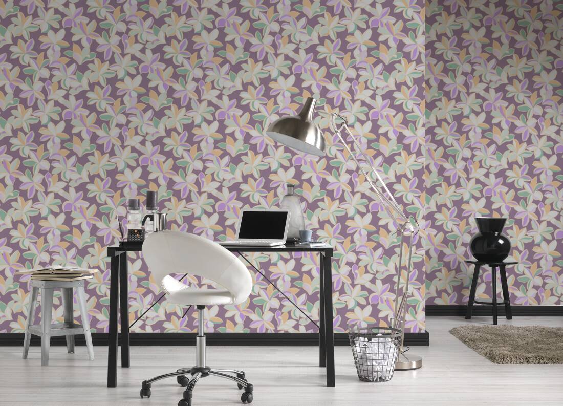 Daisy Days Wallpaper - House of Turnowsky - Purple