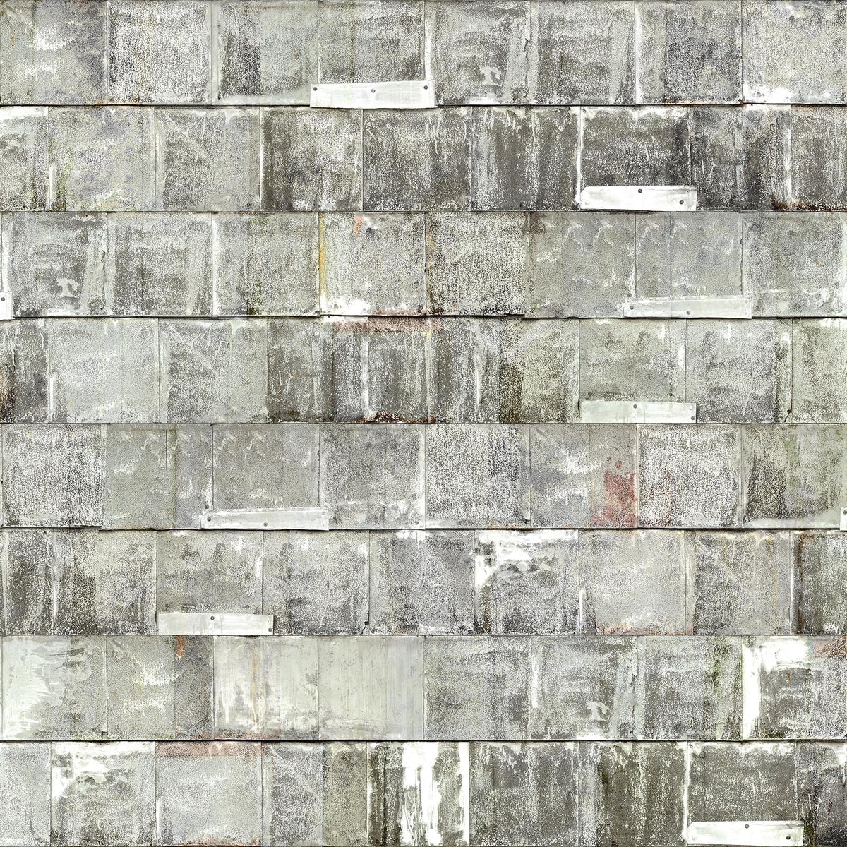 Piet Hein Eek 'Rusted Metal Series' Wallpaper - White Rusted Metal