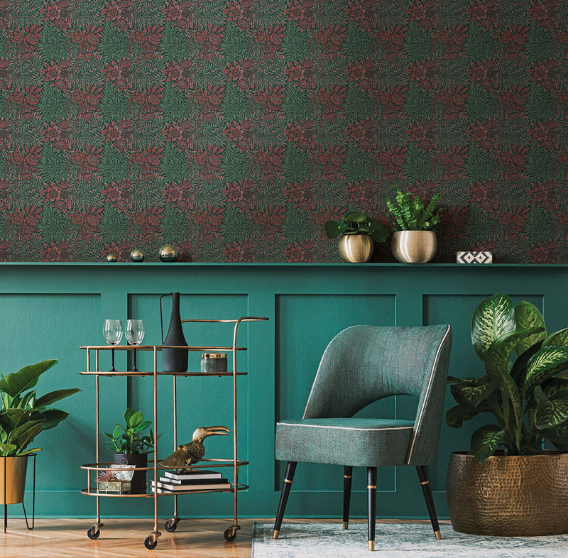 Baroque Floral Wallpaper - 5 Colours