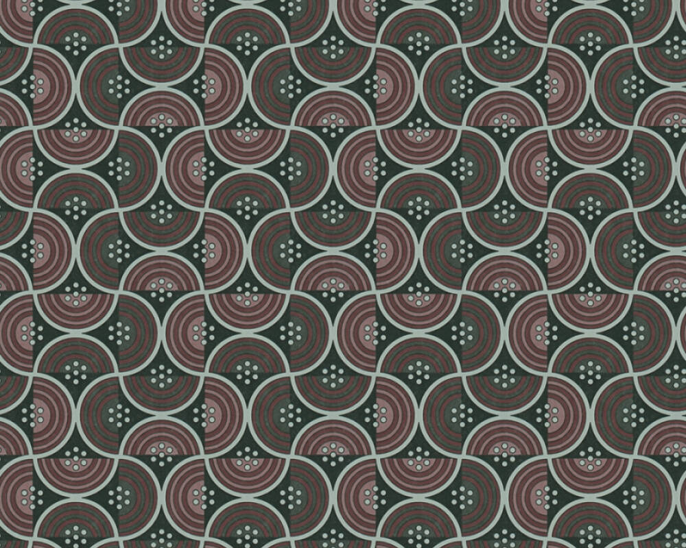 Baroque Pattern II Wallpaper - Brown