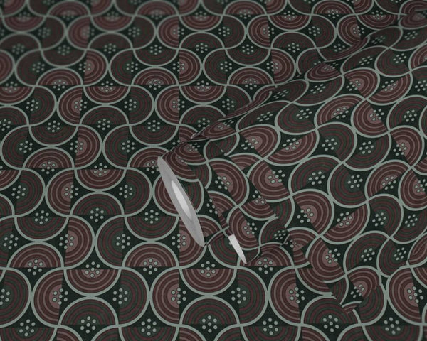 Sample - Baroque Pattern II Wallpaper - Brown