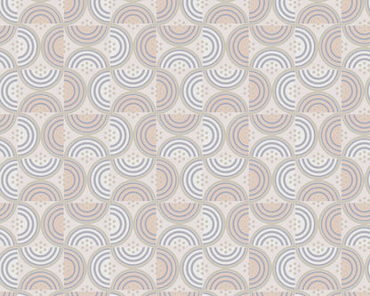 Baroque Pattern II Wallpaper - Light Grey