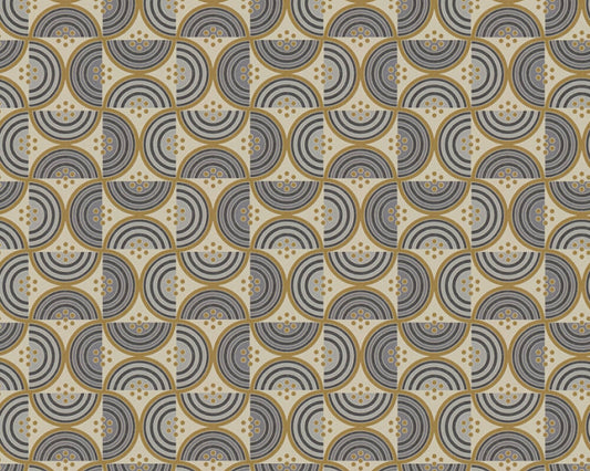 Baroque Pattern II Wallpaper - Sand
