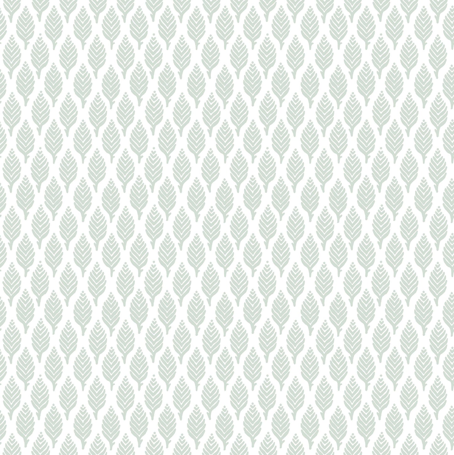 Dun Diamond Leaves Wallpaper - Green