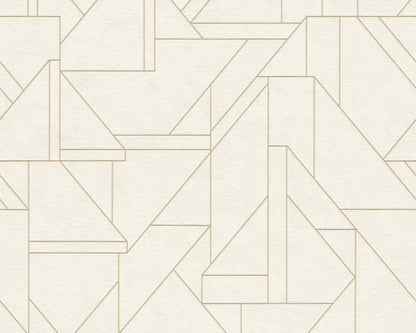 Metro Deco Lines (Metropolitan Stories 3 Collection) - Grey/Silver