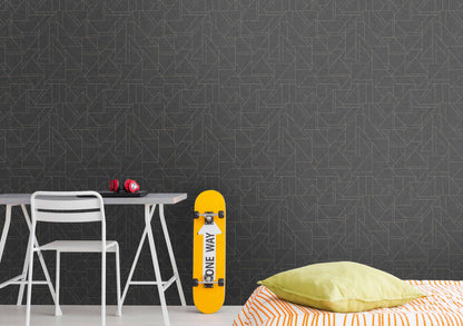 Metro Deco Lines (Metropolitan Stories 3 Collection) - Cream/White