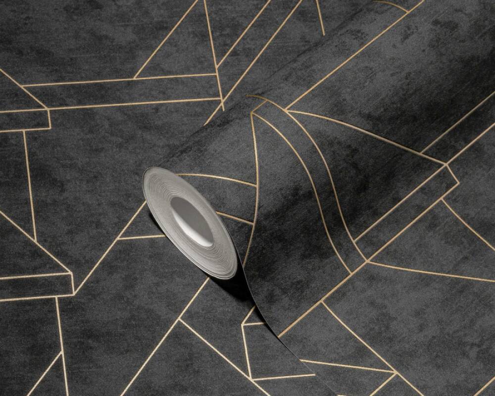 Metro Deco Lines (Metropolitan Stories 3 Collection) - Grey/Silver