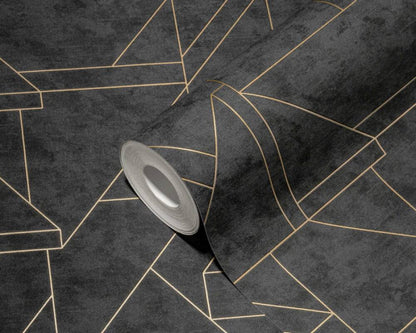 Metro Deco Lines (Metropolitan Stories 3 Collection) - Grey/Silver