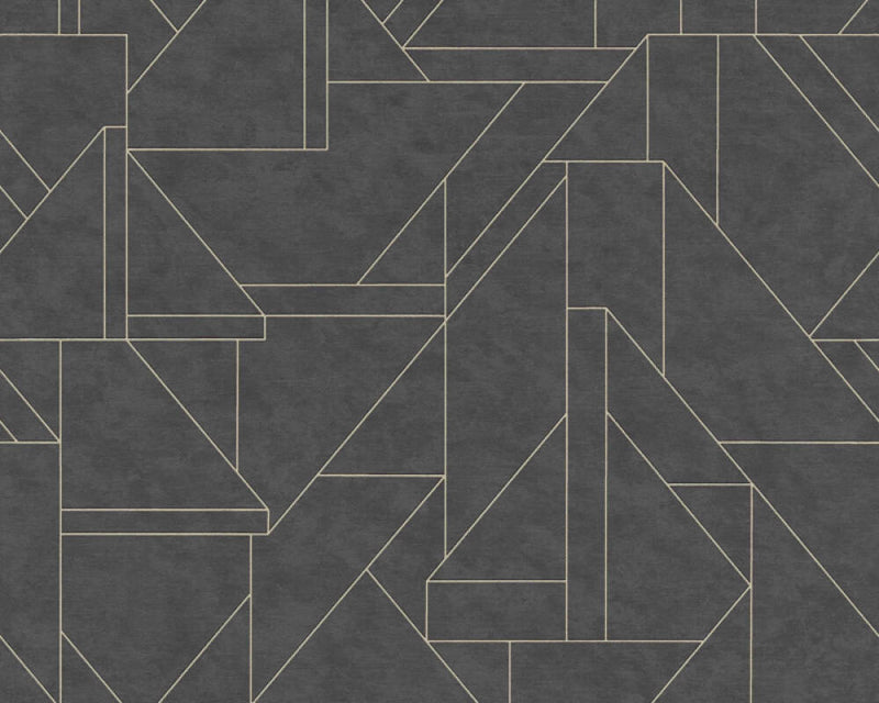 Metro Deco Lines (Metropolitan Stories 3 Collection) - Black/Gold