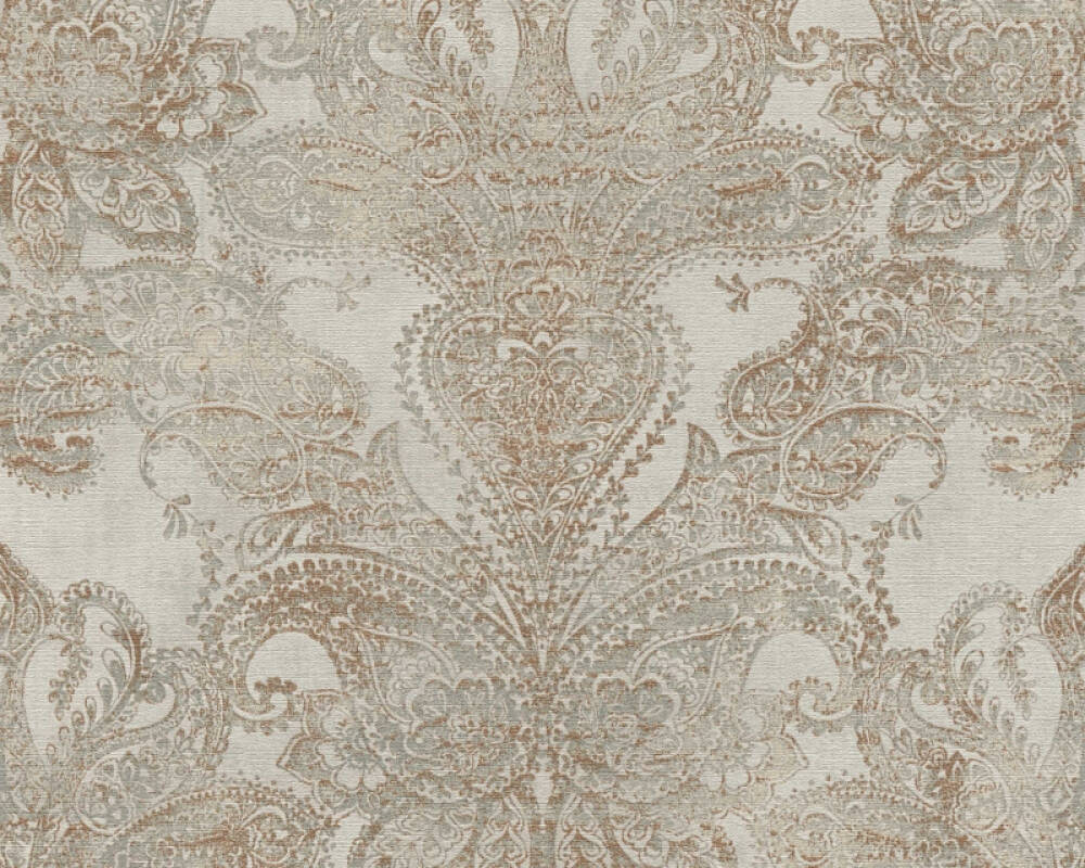 Sample - Baroque Ornaments Wallpaper (Metropolitan Stories 3 Collection) - Cream