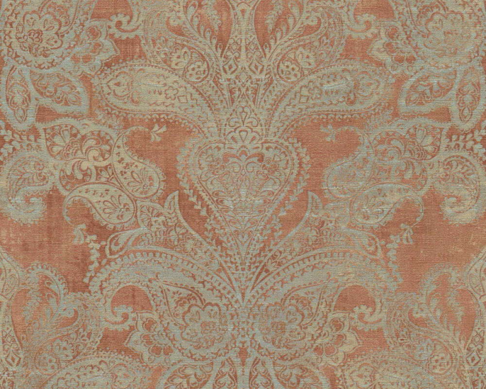 Baroque Ornaments Wallpaper (Metropolitan Stories 3 Collection) - Orange