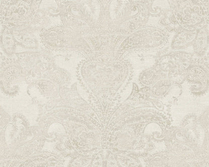 Baroque Ornaments Wallpaper (Metropolitan Stories 3 Collection) - White