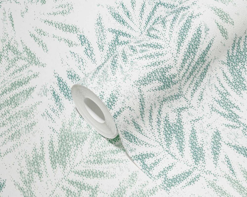 Don't Leaves Me Wallpaper (Metropolitan Stories 3 Collection) - Green/White