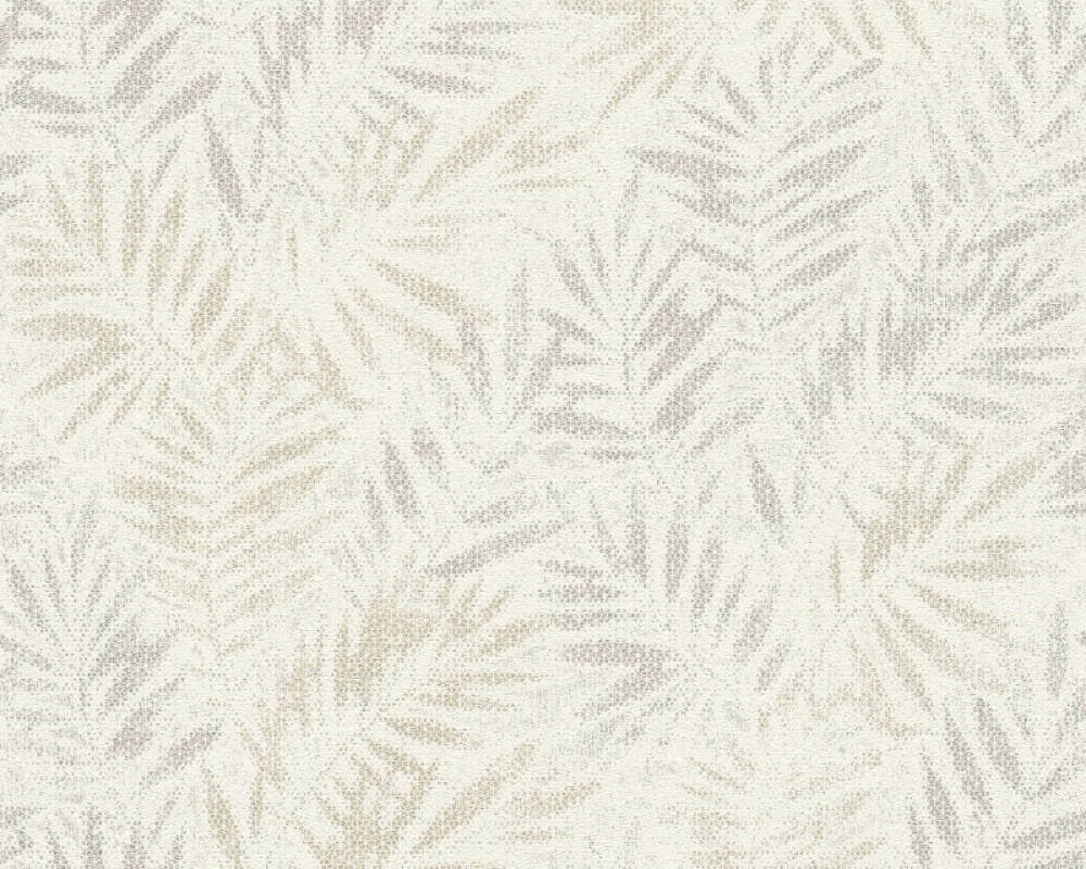 Sample - Don't Leaves Me Wallpaper (Metropolitan Stories 3 Collection) - Silver/White