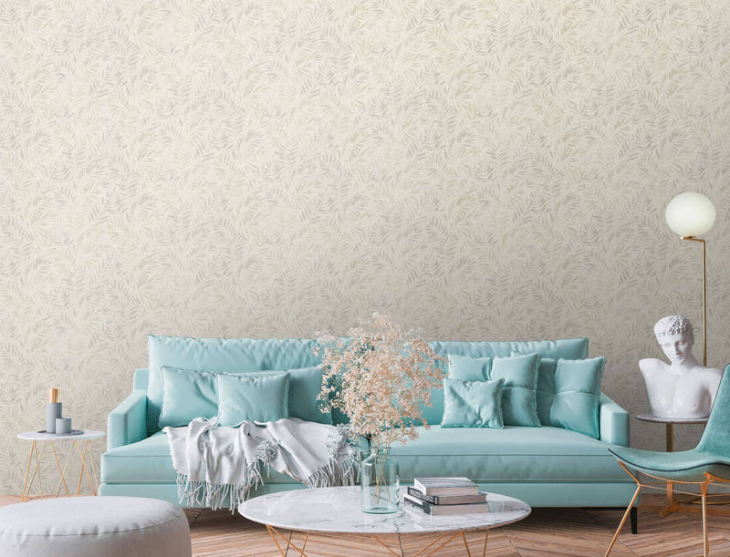 Don't Leaves Me Wallpaper (Metropolitan Stories 3 Collection) - Silver/White