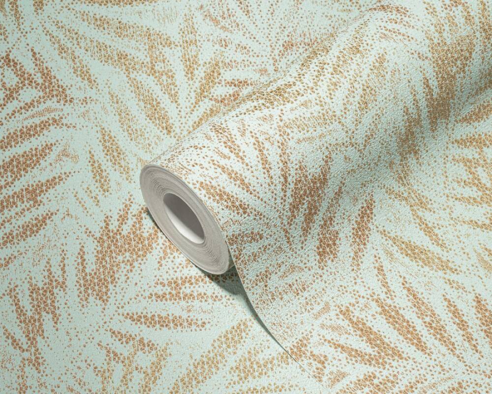 Don't Leaves Me Wallpaper (Metropolitan Stories 3 Collection) - Green/Gold