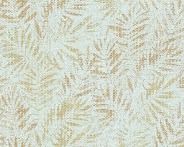 Sample - Don't Leaves Me Wallpaper (Metropolitan Stories 3 Collection) - Green/Gold