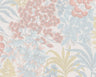 Floral Bliss Wallpaper (Metropolitan Stories 3 Collection) - Blue/Pink