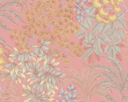 Floral Bliss Wallpaper (Metropolitan Stories 3 Collection) - Pink/Pink
