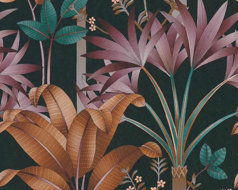 Graphic Palms Wallpaper - 5 Colours