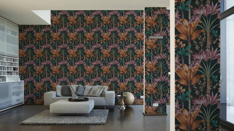 Graphic Palms Wallpaper - 5 Colours