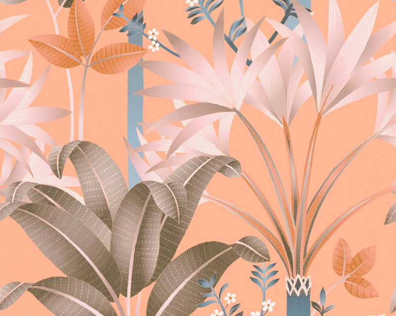 Graphic Palms Wallpaper - 5 Colours