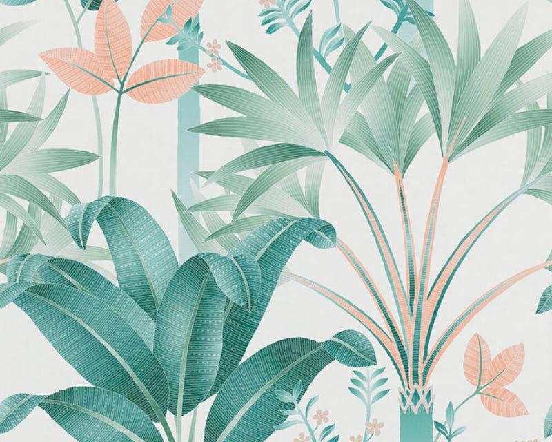 Graphic Palms Wallpaper - 5 Colours