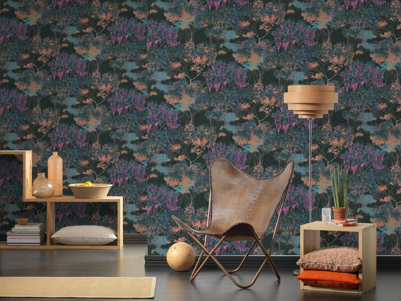 Abstract Garden Wallpaper - 5 Colours