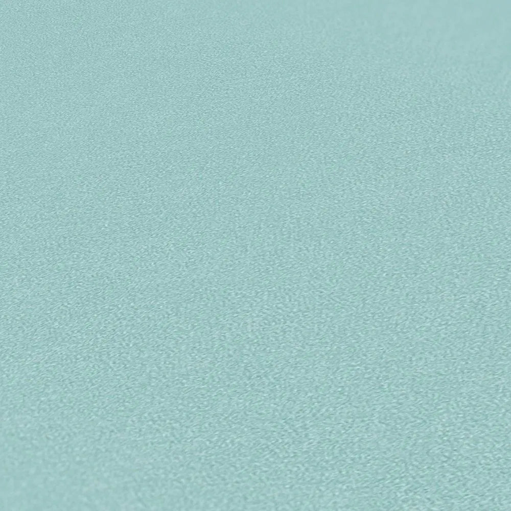 Stockholm Plain Heavy Weight Wallpaper  - Turquoise