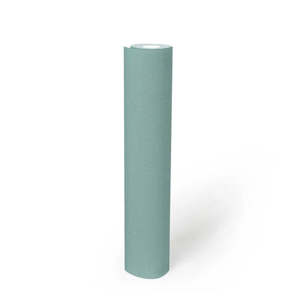 Stockholm Plain Heavy Weight Wallpaper  - Turquoise