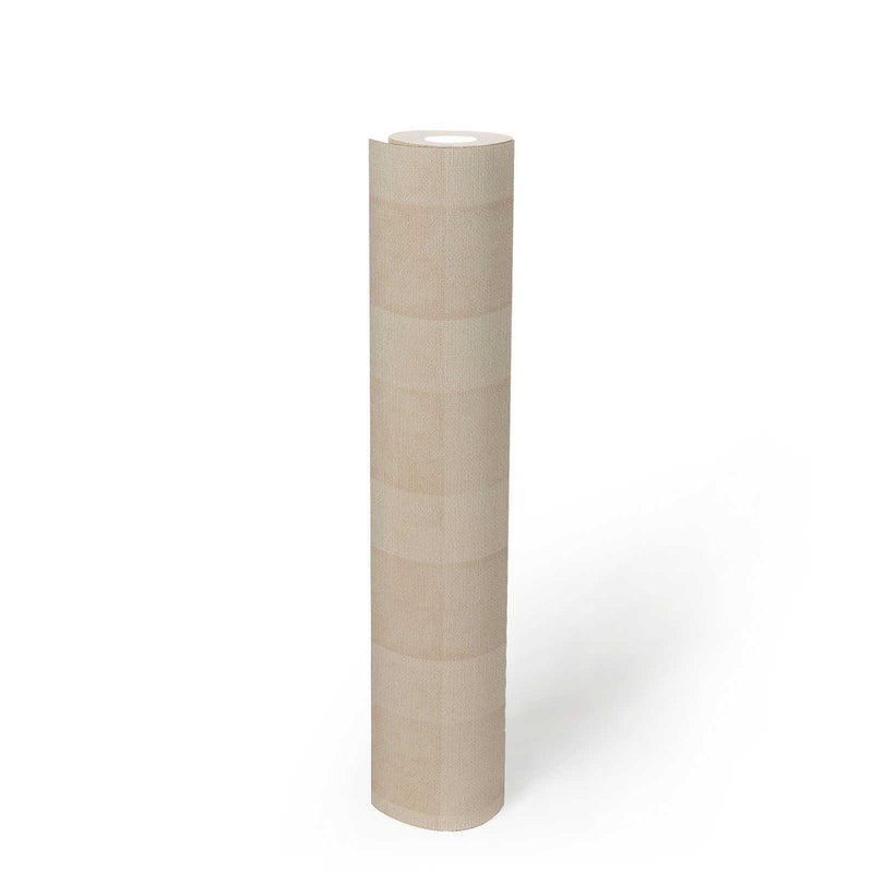 Bistro Plaid - Checkered Wallpaper - Cream