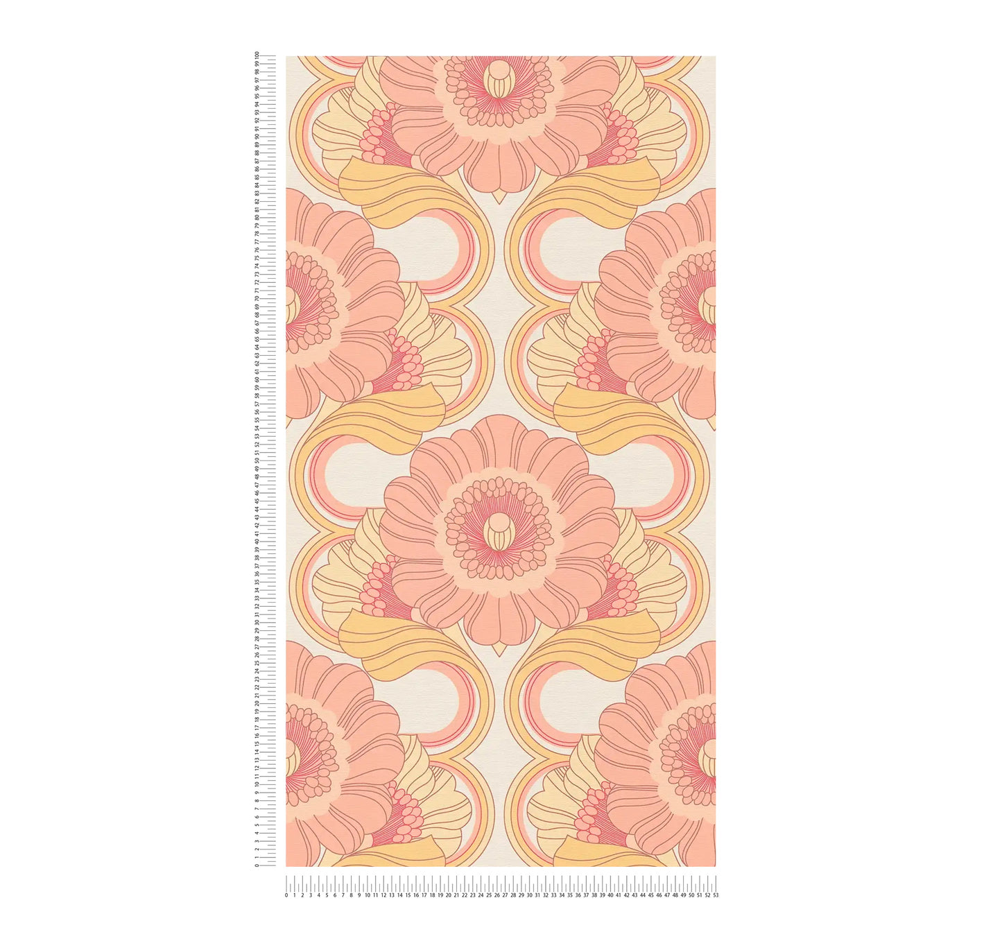 Floral Fantasy Wallpaper - Blush/Yellow