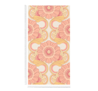Floral Fantasy Wallpaper - Blush/Yellow