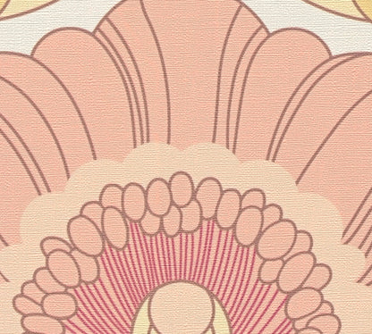 Floral Fantasy Wallpaper - Blush/Yellow