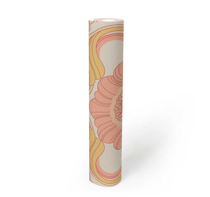 Floral Fantasy Wallpaper - Blush/Yellow