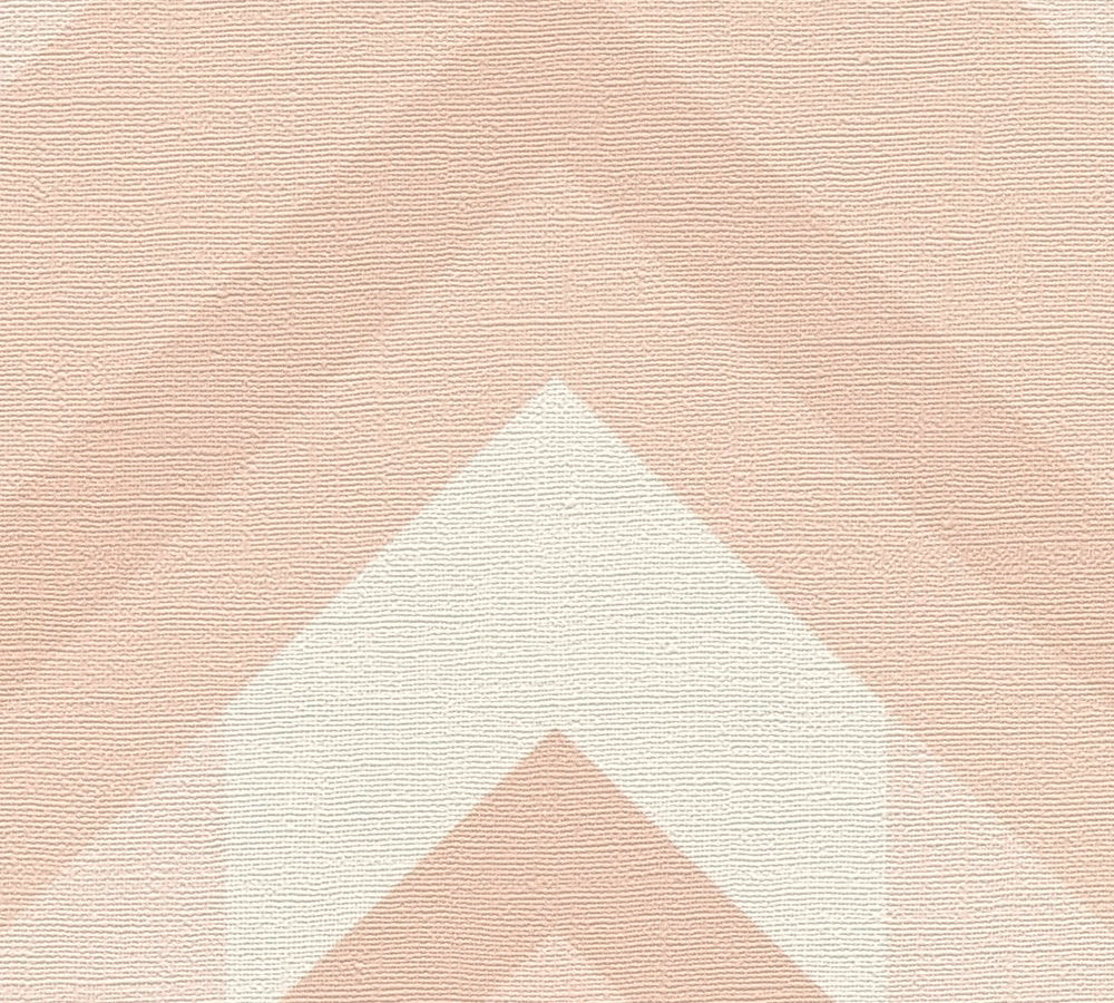 Vibrant Retro Fusion Wallpaper - Peach/Beige
