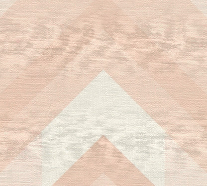 Vibrant Retro Fusion Wallpaper - Peach/Beige