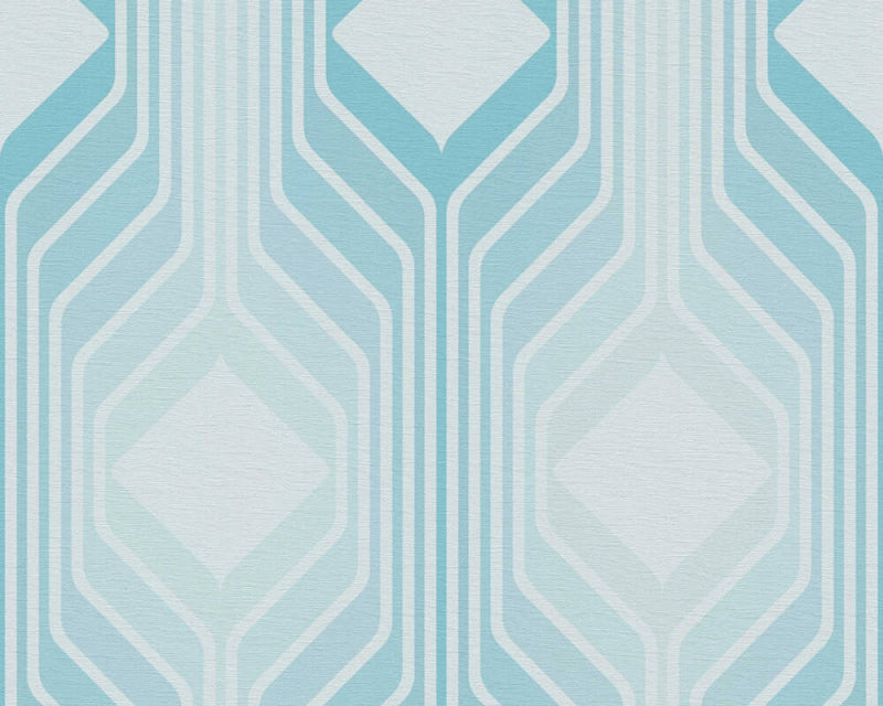 Deco Retro Wallpaper - 5 Colours