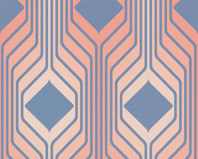 Deco Retro Wallpaper - 5 Colours