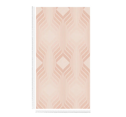 Deco Retro Wallpaper - Beige