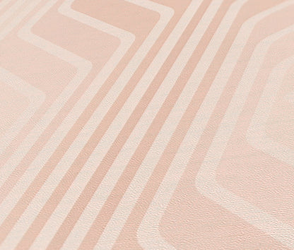 Deco Retro Wallpaper - Beige