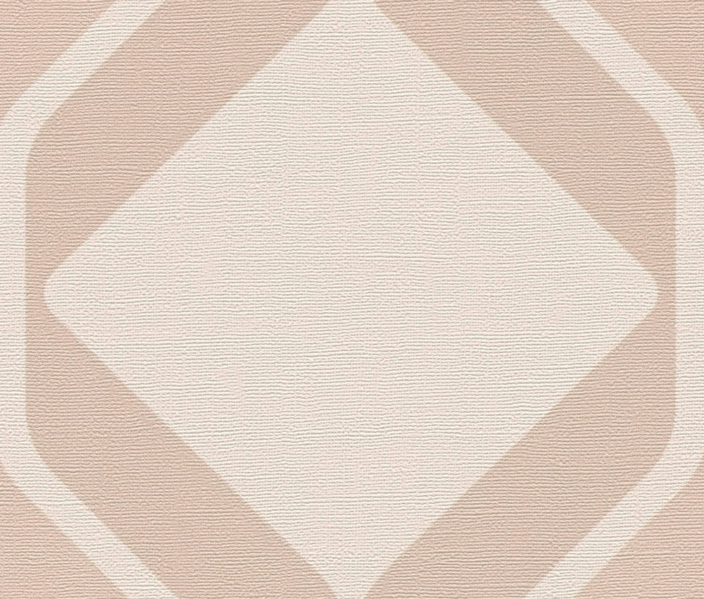Deco Retro Wallpaper - Beige