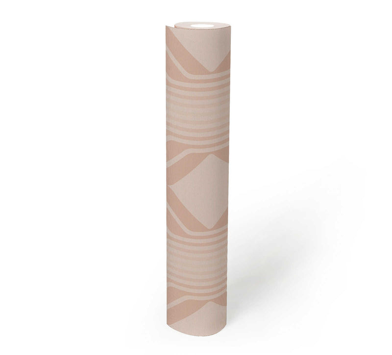Deco Retro Wallpaper - Beige