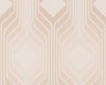 Deco Retro Wallpaper - Beige