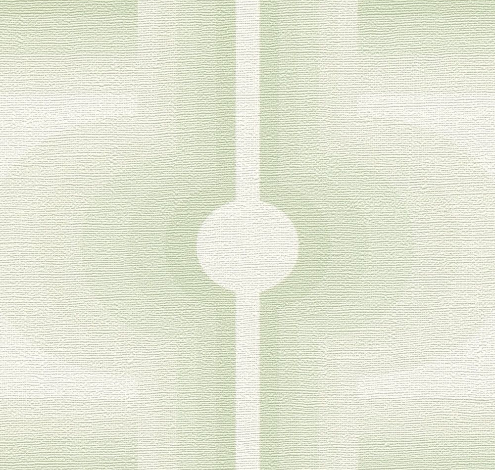 Retro Mesopotamia Wallpaper - Sage Green