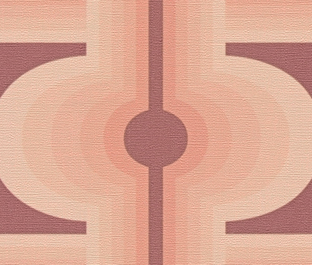 Retro Mesopotamia Wallpaper - Blush