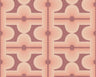 Retro Mesopotamia Wallpaper - Blush